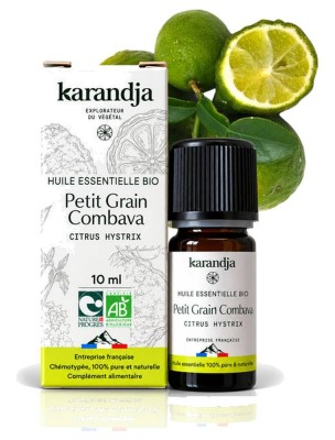 Image de Petit Grain Combava Bio - Huile Essentielle de Citrus hystrix 10 ml - Karandja depuis Commandez les produits Karandja à l'herboristerie Louis