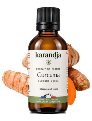 Image de Curcuma Bio - Teinture-Mère de Curcuma longa 50 ml - Karandja depuis Commandez les produits Karandja à l'herboristerie Louis