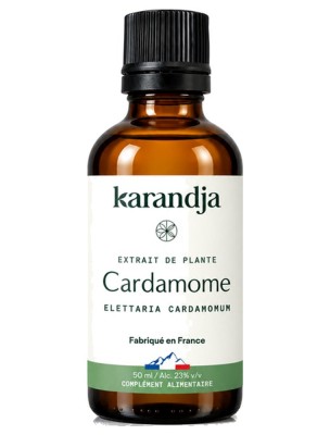 Image 84536 supplémentaire pour Cardamome Bio - Teinture-Mère d'Elettaria Cardamomum 50 ml - Karandja
