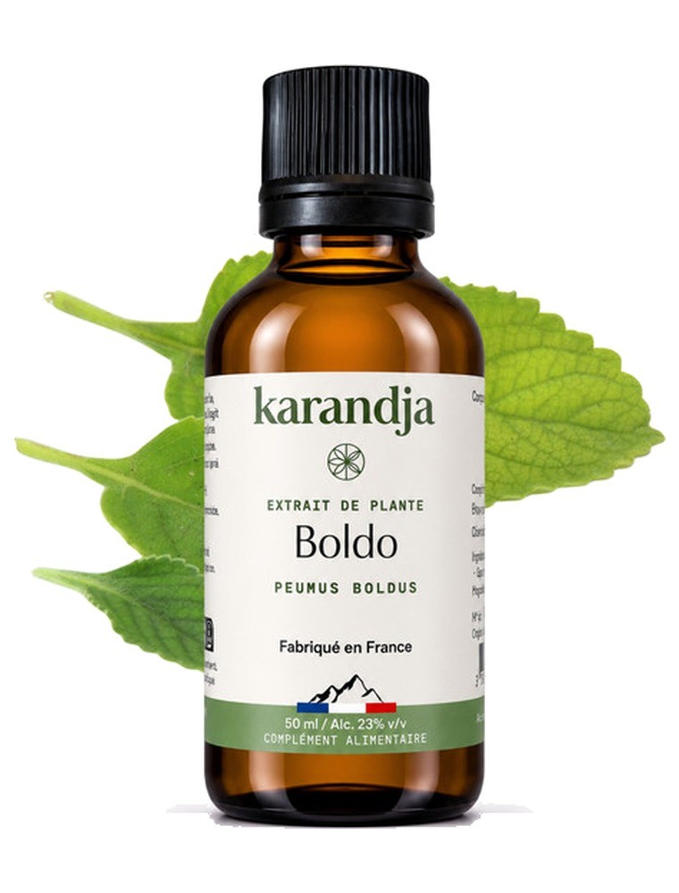 Image principale de la modale pour Boldo Bio - Teinture-Mère de Peumus Boldus 50 ml - Karandja