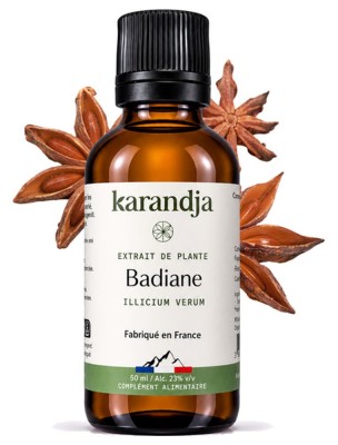 Image de Badiane Bio - Teinture-Mère d'Illicium verum 50 ml - Karandja depuis Commandez les produits Karandja à l'herboristerie Louis
