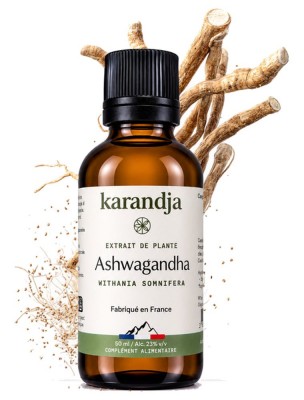Image de Ashwagandha Bio - Teinture-Mère de Withania Somnifera 50 ml - Karandja depuis Commandez les produits Karandja à l'herboristerie Louis