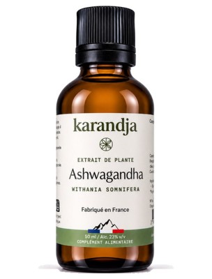 Image 84558 supplémentaire pour Ashwagandha Bio - Teinture-Mère de Withania Somnifera 50 ml - Karandja