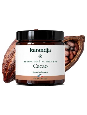 https://www.louis-herboristerie.com/84565-home_default/beurre-de-cacao-brut-bio-soin-de-la-peau-et-des-cheveux-100-ml-karandja.jpg Image 84565 supplémentaire pour Beurre de Cacao Brut Bio - Soin de la Peau et des Cheveux 100 ml - Karandja