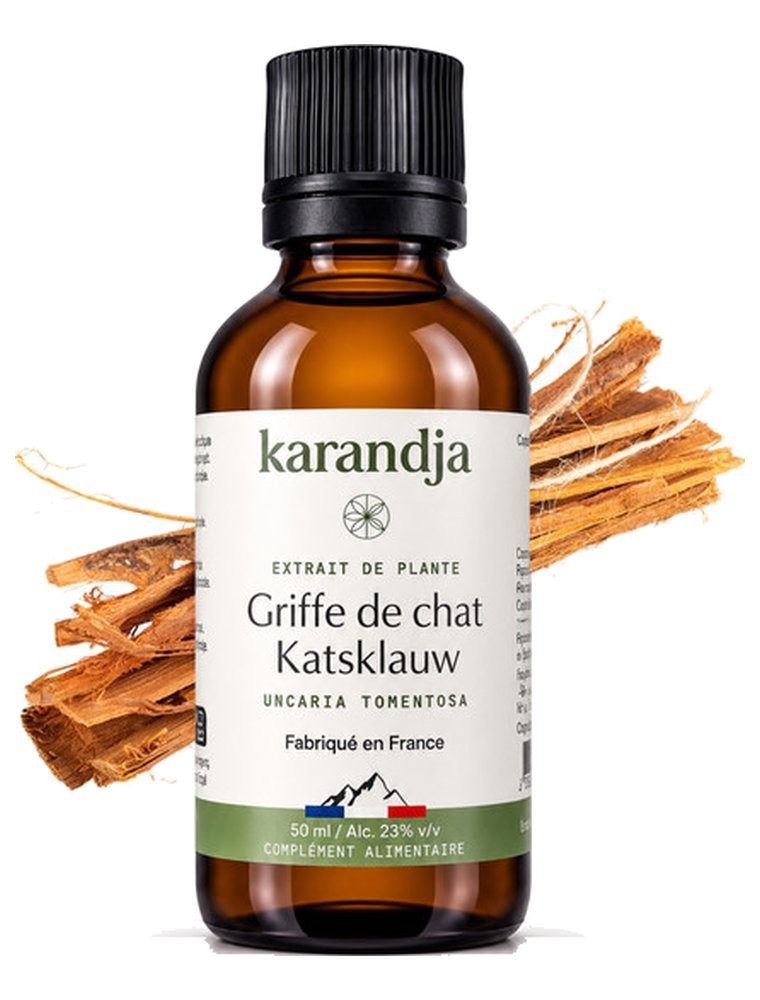 Image principale de la modale pour Griffe de Chat Bio - Teinture-Mère d'Uncaria Tomentosa 50 ml - Karandja