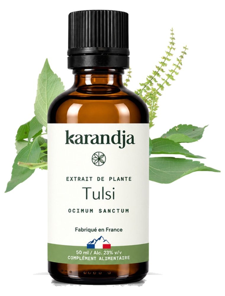 Image principale de la modale pour Tulsi Bio - Teinture-Mère d'Ocimum Sanctum 50 ml - Karandja