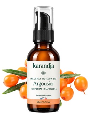 Image de Argousier Bio - Macérat Huileux d'Hippophae Rhamnoides 50 ml - Karandja depuis Commandez les produits Karandja à l'herboristerie Louis