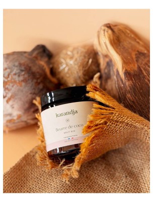 Image 84617 supplémentaire pour Beurre de Coco Brut Bio - Soin de la Peau 100 ml - Karandja