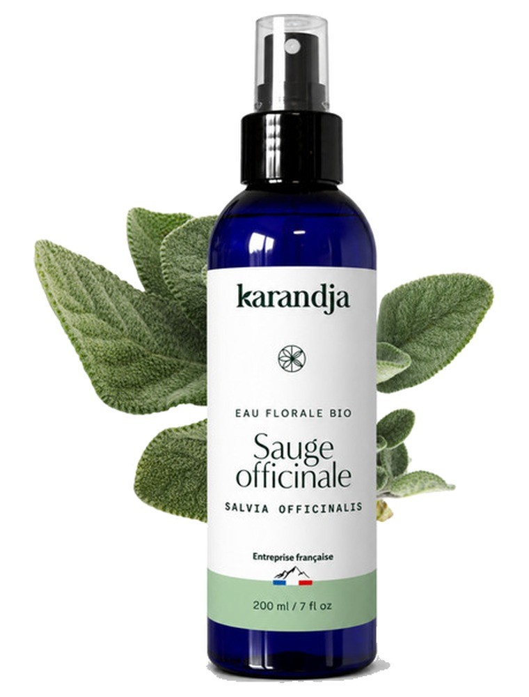 Image principale de la modale pour Sauge officinale Bio - Hydrolat (Eau Florale) 200 ml - Karandja