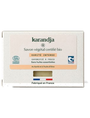 Image de Savon Karité Intense Bio - Savon Sans Huiles Essentielles 100g - Karandja depuis Commandez les produits Karandja à l'herboristerie Louis