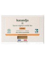 Image de Savon Cèdre Bio - Savon Aux Huiles Essentielles 100g - Karandja depuis Savons Bio pour une Hygiène Douce