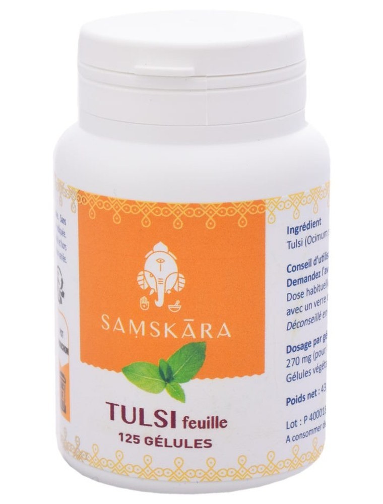 Image principale de la modale pour Tulsi feuille - Respiration 125 gélules - Samskara