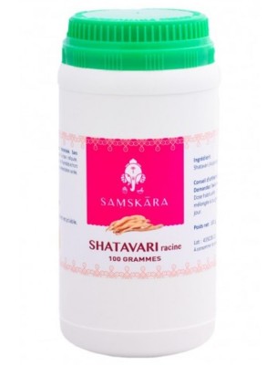 Image de Shatavari racine poudre - Stimulant Féminin 100g - Samskara depuis Commandez les produits Samskara à l'herboristerie Louis