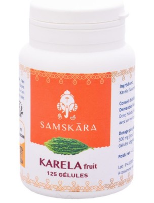 Image de Karela fruit - Glycémie normale 125 gélules - Samskara depuis Commandez les produits Samskara à l'herboristerie Louis