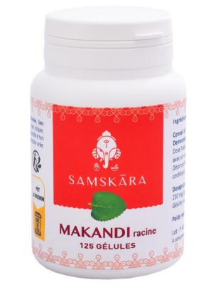 Image de Makandi racine - Métabolisme 125 gélules - Samskara depuis Commandez les produits Samskara à l'herboristerie Louis