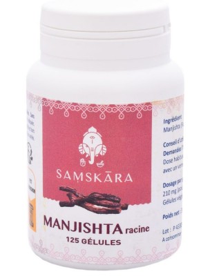 Image de Manjishta racine - Peau 125 gélules - Samskara depuis Commandez les produits Samskara à l'herboristerie Louis