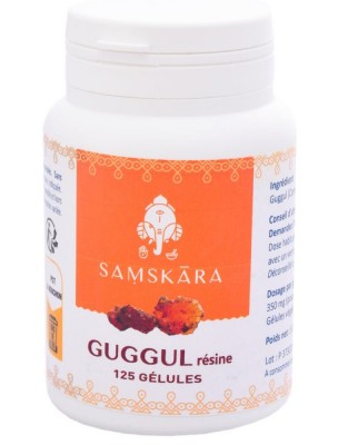Image de Guggul résine - Cholestérol 125 gélules - Samskara depuis Commandez les produits Samskara à l'herboristerie Louis