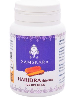 Image de Haridra rhizome - Articulations 125 gélules - Samskara depuis Commandez les produits Samskara à l'herboristerie Louis