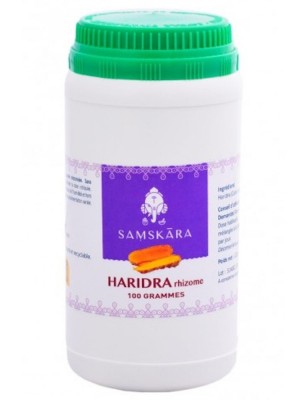 Image de Haridra rhizome poudre - Articulations 100g - Samskara depuis Commandez les produits Samskara à l'herboristerie Louis
