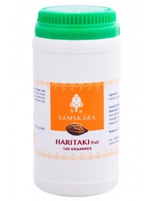 Image de Haritaki fruit poudre - Détox 100g - Samskara depuis Commandez les produits Samskara à l'herboristerie Louis