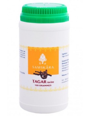 Image de Tagar racine poudre - Sommeil et Stress 100g - Samskara depuis Commandez les produits Samskara à l'herboristerie Louis