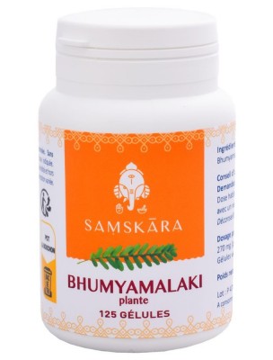 Image de Bhumyamalaki plante - Digestion et Respiration 125 gélules - Samskara depuis Commandez les produits Samskara à l'herboristerie Louis