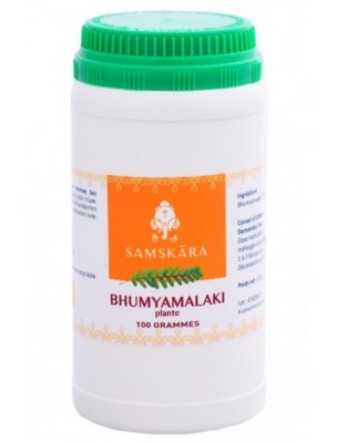 Image de Bhumyamalaki plante poudre - Digestion et Respiration 100g - Samskara depuis Commandez les produits Samskara à l'herboristerie Louis
