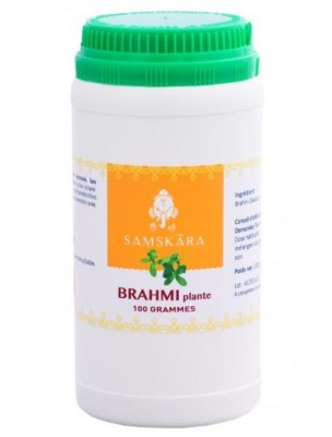 Image de Brahmi plante poudre - Mémoire 100g - Samskara depuis Commandez les produits Samskara à l'herboristerie Louis