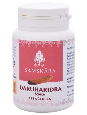 Image de Daruharidra écorce - Peau et Digestion 125 gélules - Samskara depuis Commandez les produits Samskara à l'herboristerie Louis