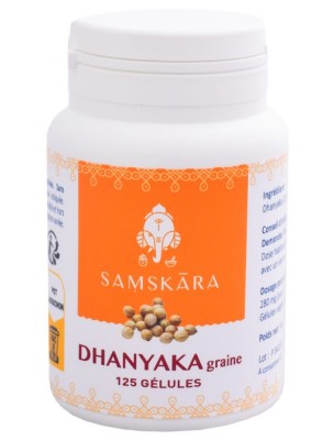 Image de Dhanyaka semence - Digestion 125 gélules - Samskara depuis Commandez les produits Samskara à l'herboristerie Louis