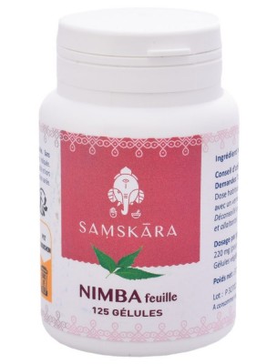 Image de Nimba feuille - Peau et Glycémie normale 125 gélules - Samskara depuis Commandez les produits Samskara à l'herboristerie Louis