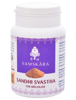 Image de Sandhi Svastha - Articulations 125 gélules - Samskara depuis Commandez les produits Samskara à l'herboristerie Louis