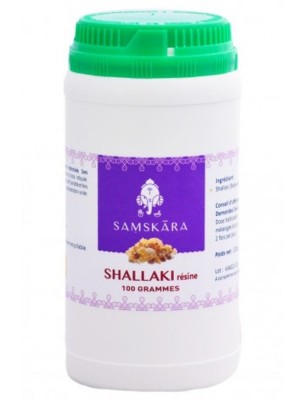 Image de Shallaki résine poudre - Articulations 100g - Samskara depuis Commandez les produits Samskara à l'herboristerie Louis