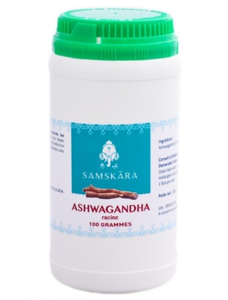 Image principale de la modale pour Ashwagandha racine poudre - Stress 100g - Samskara