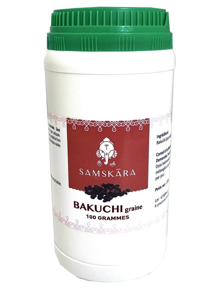 Image principale de la modale pour Bakuchi graine poudre - Peau et Cheveux 100g - Samskara