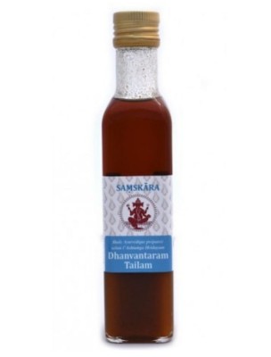 Image de Dhanvantaram Tailam - Huile Ayurvédique 250 ml - Samskara depuis Commandez les produits Samskara à l'herboristerie Louis