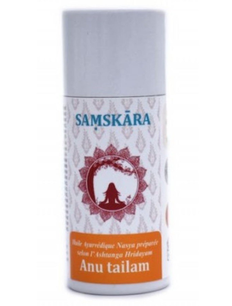 Image principale de la modale pour Anu Tailam - Huile Ayurvédique Nasya 10 ml - Samskara