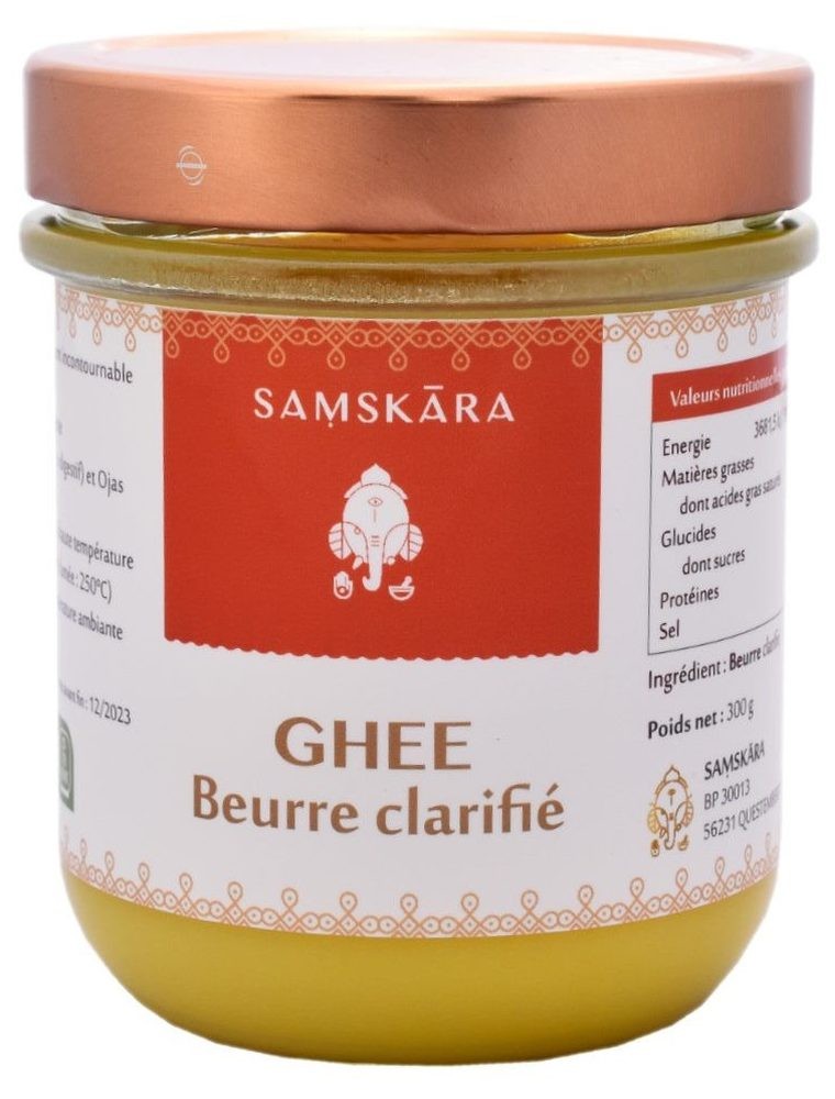 Image principale de la modale pour Ghee - Beurre Ayurvédique 300g - Samskara