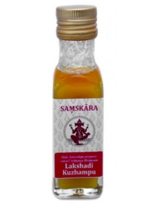 Image de Lakshadi Kuzhampu - Huile Ayurvédique 100 ml - Samskara depuis Commandez les produits Samskara à l'herboristerie Louis