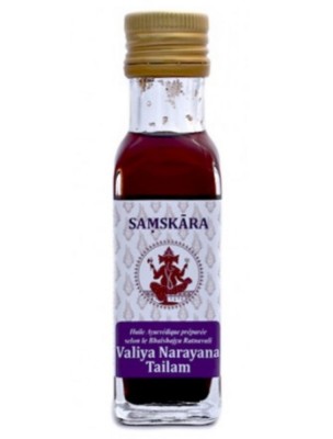 Image de Valiya Narayana Tailam - Huile Ayurvédique 100 ml - Samskara depuis Commandez les produits Samskara à l'herboristerie Louis