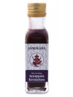 Image de Ayyappala Keratailam - Huile Ayurvédique 100 ml - Samskara depuis Commandez les produits Samskara à l'herboristerie Louis