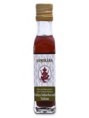 Image 84815 supplémentaire pour Valiya Sahacharadi Tailam - Huile Ayurvédique 250 ml - Samskara