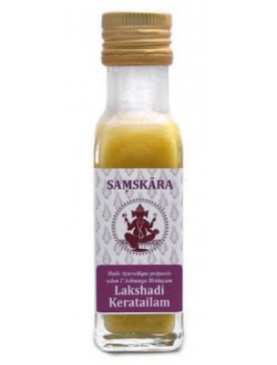Image de Lakshadi Keratailam - Huile Ayurvédique 100 ml - Samskara depuis Commandez les produits Samskara à l'herboristerie Louis