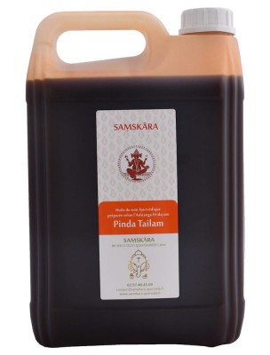 Image de Pinda Tailam - Huile Ayurvédique 5 Litres - Samskara depuis Commandez les produits Samskara à l'herboristerie Louis
