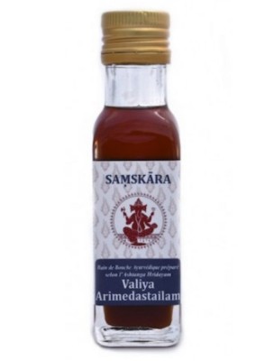 Image de Valiya Arimedastailam - Bain de Bouche ayurvédique 100 ml - Samskara depuis Commandez les produits Samskara à l'herboristerie Louis
