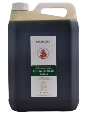 Image de Kottamchukkadi Tailam - Huile Ayurvédique 5 Litres - Samskara depuis Commandez les produits Samskara à l'herboristerie Louis