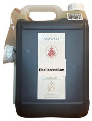 Image de Eladi Keratailam - Huile Ayurvédique 5 Litres - Samskara depuis Commandez les produits Samskara à l'herboristerie Louis