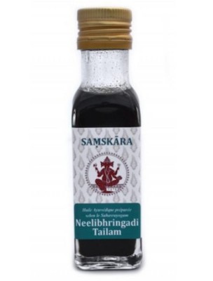 Image de Neelibhringadi Tailam - Huile Ayurvédique 100 ml - Samskara depuis Commandez les produits Samskara à l'herboristerie Louis