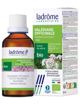 Image de Valériane officinale Bio - Stress et Sommeil Teinture-mère Valeriana officinalis 50 ml - Ladrôme depuis louis-herboristerie