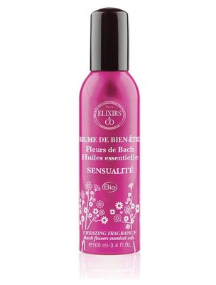 Image de Brume de bien-être aux Fleurs de Bach Bio - Sensualité 100 ml - Elixirs and Co depuis Commandez les produits Elixirs and Co à l'herboristerie Louis
